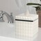 Tissue Box | Resin Square & White Finish Tissue Holder | Bathroom & Countertops